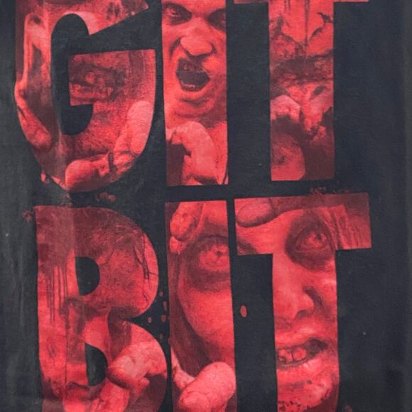 Walking Dead Don't Git Bit Zombie Apocalypse TShirt AMC TV Horror Get The Medium - Picture 2 of 6